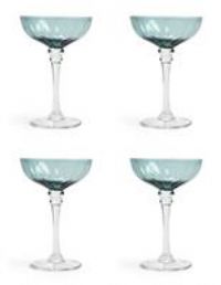 Habitat Japonica Set of 4 Champagne Coupe