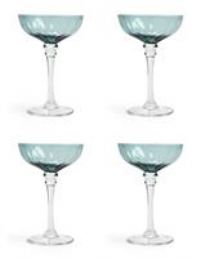 Habitat Japonica Set of 4 Champagne Coupe