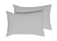 Habitat Anti Microbial Housewife Pillowcase Pair - Dove Grey