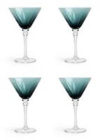 Habitat Japonica Set of 4 Martini Glasses