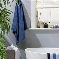 Habitat Supersoft Cotton Tufted 500gsm Bath Towel - Navy