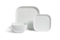 Habitat Riko Square 12 Piece Dinner Set - White