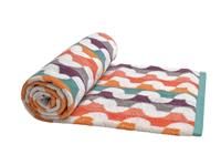 Habitat Brights Geo Tufted 550gsm Bath Towel - Multicolour