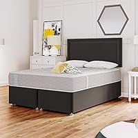 Sealy Mattress, Polyester, White, King