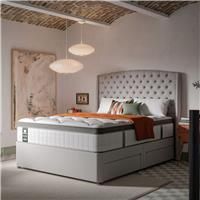 Sealy Pewter Superking 4 Drawer Divan Bed - Grey