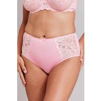 Cotton Traders Women's 2 Pack Lily Lace Briefs in Pink | Size: 10