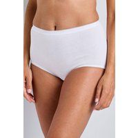 Cotton Traders Women's 3 Pack Supreme Maxi Knickers in White | Size: 10