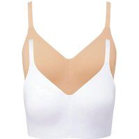 Cotton Traders 2 Pack Abby Non-Wired Comfort Fit Bras