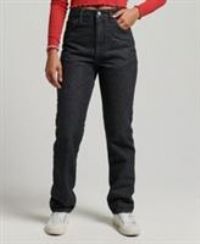 Superdry Womens Organic Cotton High Rise Straight Jeans Size 24/30