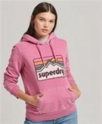 Superdry Womens 90S Terrain Graphic Hoodie Size 8 - 8 Regular