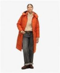 Superdry Womens Everest Longline Puffer Coat Size 10