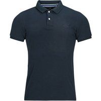 Superdry  CLASSIC PIQUE POLO  men's Polo shirt in Marine
