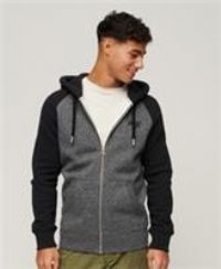 Superdry Mens Organic Cotton Essential Logo Baseball Zip Hoodie Size S