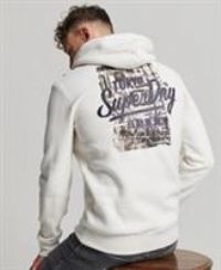 Superdry Mens Vintage Photographic Hoodie Size M