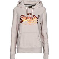 Superdry Women/'s Sweatshirt with Hood, Ashes of Rose Beige, 38