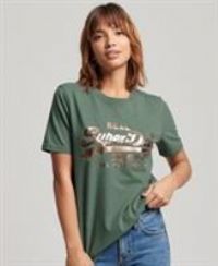 Superdry Womens Vintage Logo Embellished T-Shirt Size 8