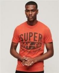 Superdry Mens Organic Cotton Vintage Copper Label T-Shirt Size S