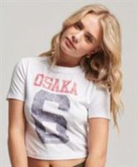 Superdry Womens Graphic Tiny T-Shirt Size 8