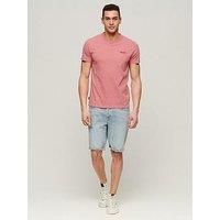 Superdry Essential Logo Embroidered T-Shirt - Pink