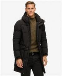 Superdry Men/'s Quilted Jacket, Black, S