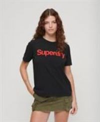 Superdry Womens Core Neon Logo T-Shirt Size 8
