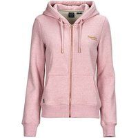Superdry Women/'s Zip Up Sweatshirt, Soft Pink Marl, UK 10