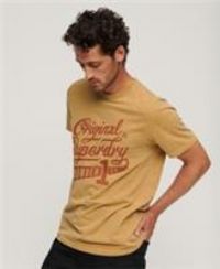 Superdry Mens College Scripted Graphic T-Shirt Size S