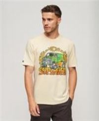 Superdry Mens Motor Retro Graphic T-Shirt Size Xl - XL Regular