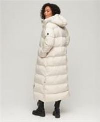 Superdry Womens Maxi Hooded Puffer Coat Size 12