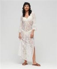 Superdry Womens Beach Cover Up Lace Maxi Dress Size 16