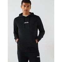 ellesse Men/'s Pershuta Pullover Hoodie, Black, L