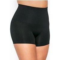 Yours Women's Black Seamless Control Shorts Plus Size Curve Black Size