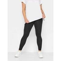 Yours Cotton Elastane Leggings - Black