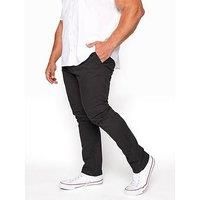 Badrhino Essential Chino Trousers - Black