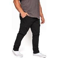 Badrhino Essential Cargo Trousers - Black