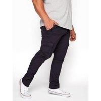 Badrhino Essential Cargo Trousers - Navy