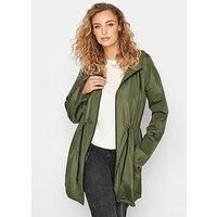 Long Tall Sally Women's Tall Pocket Parka Jacket in Green | Size: 16