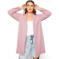 Yours Curve Womens Plus Size Longline Blazer