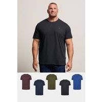 BadRhino Multi 5 Pack Cotton T-Shirts