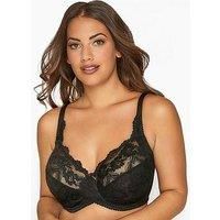 Yours Curve Womens Plus Size White Stretch Lace Underwired Bra
