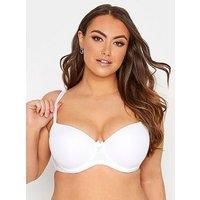 Yours Moulded Underwired T-Shirt Bra - Women/'s - Plus Size Curve White