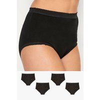 Long Tall Sally 4 Pack Cotton Stretch Full Briefs