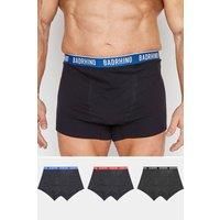 BadRhino Big & Tall Mens Multicolour Waist Boxers