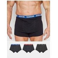 BadRhino Big & Tall Mens Multicolour Waist Boxers