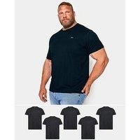 BadRhino Big & Tall 5 PACK Cotton T-Shirts