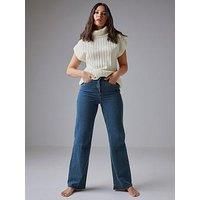 LTS Tall Women's Indigo Blue BEA Wide Leg Jeans