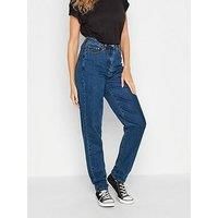 LTS Tall Women's Indigo Blue UNA Washed Mom Jeans