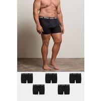 Badrhino Big & Tall 5 Pack Boxers - Men/'s - M to 8XL Black