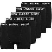 BadRhino Mens Big & Tall 5 Pack Boxers