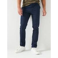 Hackett London Men/'s C Chino Kensington Pants, Blue (Navy Blazer), 36W/32L